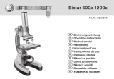 Bresser Biotar 300x-1200x Set Microscope (without case) Bedienungsanleitung
