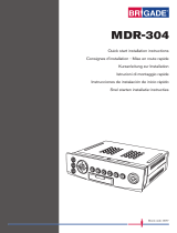 Brigade MDR-304-XXX (2875)(2876)(2877)(3478)(3480) Benutzerhandbuch