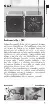 Brionvega Radio Cubo Bianco Neve Benutzerhandbuch