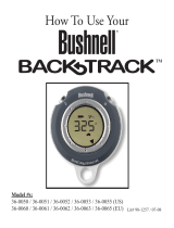 Bushnell Original BackTrack Manual (6 language) Bedienungsanleitung