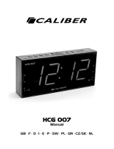 Caliber HCG007 Bedienungsanleitung