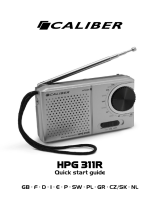 Caliber HPG311R Bedienungsanleitung