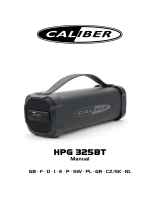 Caliber HPG325BT Bedienungsanleitung