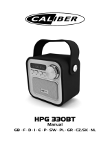 Caliber HPG330BT Bedienungsanleitung