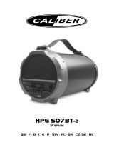 Caliber HPG507BT-2 Bedienungsanleitung