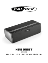 Caliber HSG315BT Bedienungsanleitung