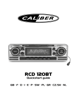 Caliber RCD120BT Schnellstartanleitung
