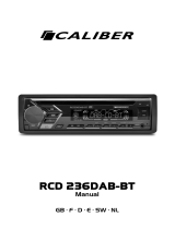 Caliber RCD236DAB-BT Bedienungsanleitung