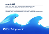 Cambridge Audio Azur 340T Benutzerhandbuch