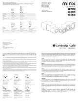 Cambridge Audio Minx S325 Black Benutzerhandbuch