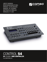 Cameo Control 54 Benutzerhandbuch