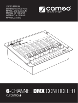 Cameo Control 6 - DMX Controller Benutzerhandbuch