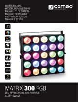 Cameo MATRIX 300 RGB Benutzerhandbuch