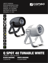 Cameo Q-Spot 40 TW Black Benutzerhandbuch