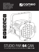 Cameo Studio PAR 18 x 8W RGBA Benutzerhandbuch