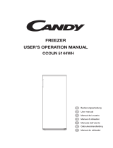 Candy CCOUN 5144WH Gefrierschrank Benutzerhandbuch