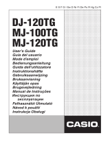 Casio DJ-120TG Bedienungsanleitung