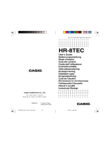 Casio HR-8TEC Benutzerhandbuch