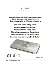 Caso body solar Bedienungsanleitung
