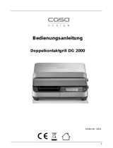 Caso Design CASO DG 2000 Bedienungsanleitung