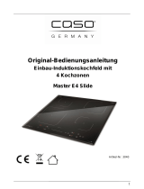 Caso Master E4 Slide built-in Bedienungsanleitung