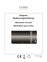 Caso MG 20 menu pure white  Bedienungsanleitung