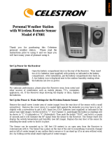 Celestron Compact Weather Station Benutzerhandbuch
