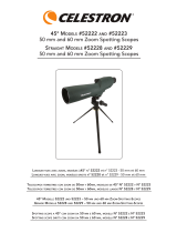 Celestron 52223 Zoom 60 mm Télescope Longue-vue 45 degrés Benutzerhandbuch