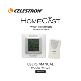 Celestron HomeCast 47021 Benutzerhandbuch