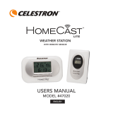 Celestron HomeCast Lite Weather Station Benutzerhandbuch