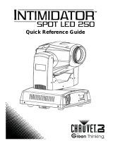 CHAUVET DJ Intimidator Spot LED 250 Referenzhandbuch