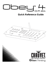 CHAUVET DJ Obey 4 D-Fi 2.4 Benutzerhandbuch