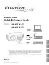 Christie LX120 103-006101-01 Bedienungsanleitung