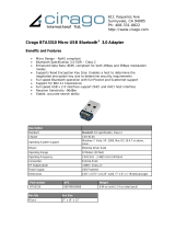 Cirago BTA3310 Datenblatt