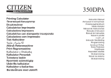 Citizen 350DPA Benutzerhandbuch