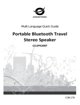 Conceptronic Portable Bluetooth Travel Stereo Speaker Installationsanleitung