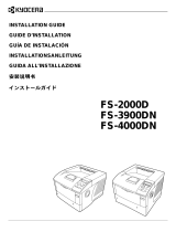 KYOCERA FS-4000DN Installationsanleitung