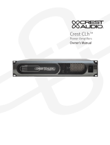 Crest Audio CLh 2500 Benutzerhandbuch