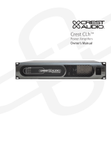 Crest Audio CLh 3000C Benutzerhandbuch