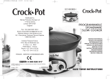 Crock-Pot SCVI600BS-I Benutzerhandbuch