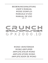 Crunch GPX2000.1D Benutzerhandbuch