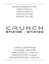 Crunch GRUNCH GTi4150 Benutzerhandbuch