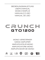 Crunch GTO1200 Benutzerhandbuch