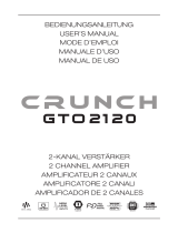 Crunch GTO2120 Benutzerhandbuch