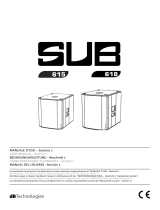 dBTechnologies SUB 600 Series Benutzerhandbuch