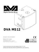 dB Technologies DVA MS12 Benutzerhandbuch