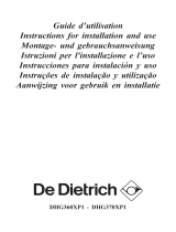 De Dietrich DHG360XP1 Bedienungsanleitung