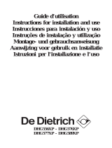 De Dietrich DHG556XP1 Bedienungsanleitung