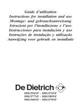 DeDietrich DHG556XP Bedienungsanleitung