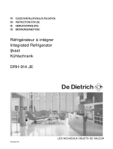 De Dietrich DRH914JE Bedienungsanleitung